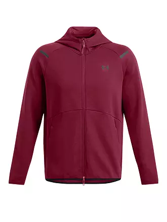 UNDER ARMOUR | Chaqueta con capucha para hombre UA Unstoppable | dunkelrot